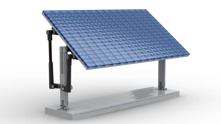 Panel solar lego orientable